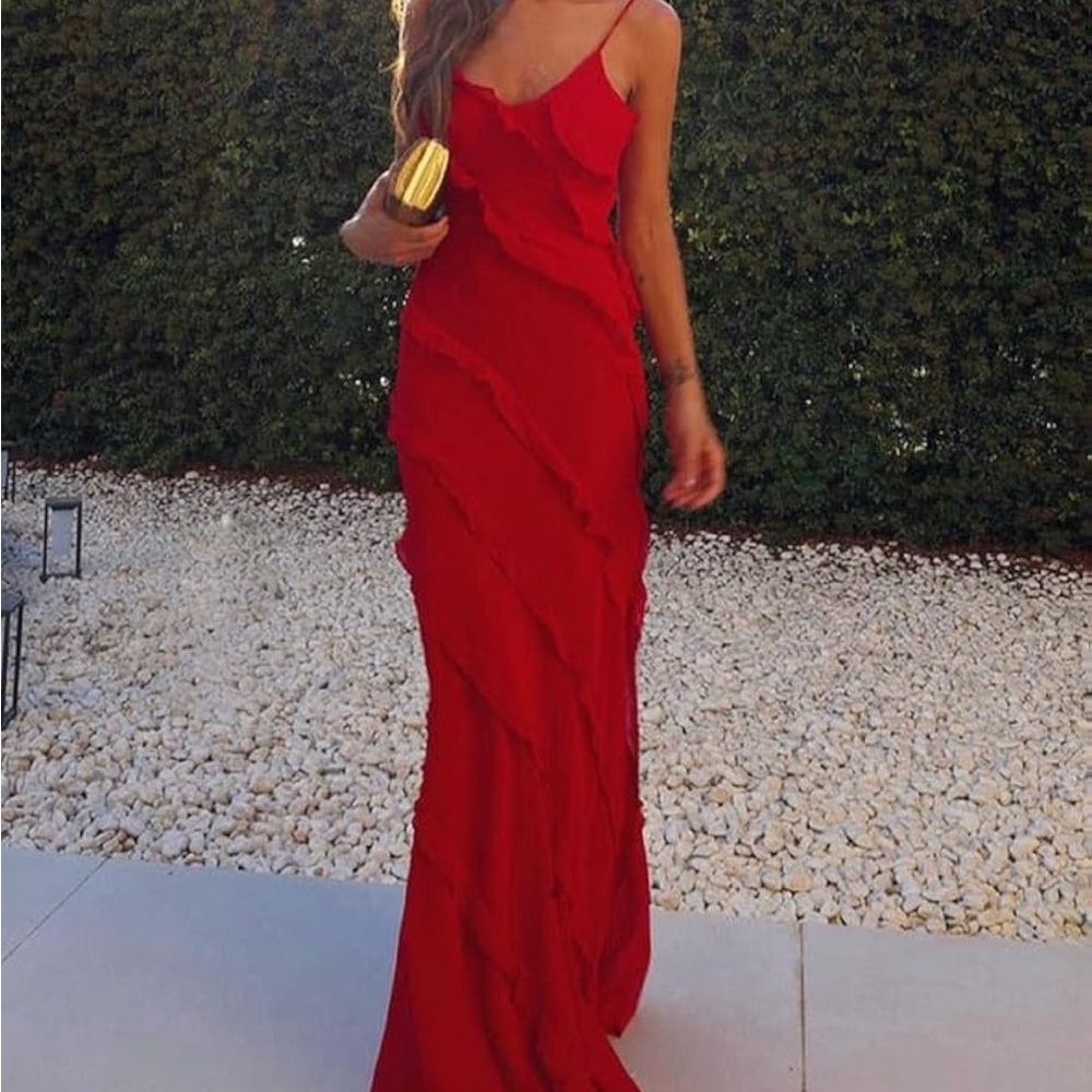 Elegant Red summer maxi